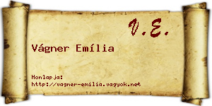 Vágner Emília névjegykártya